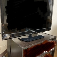 テレビ＋テレビ台　セット　シャープ 24V型 液晶 テレビ AQ...