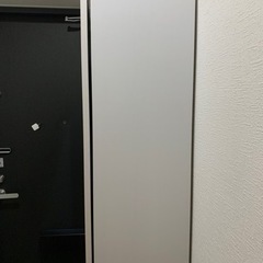 本棚 シューズラック 靴箱 シューズボックス 鏡 ミラー付きの画像