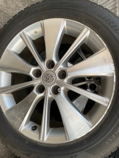 トヨタ純正アルミ スタッドレスタイヤ付き 約7分山