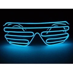 LED サングラス EL ワイヤー メガネの画像