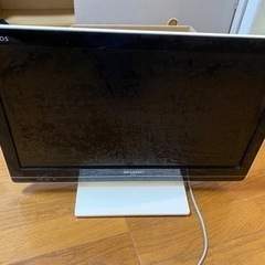 【取引中】テレビ　(シャープ　aquos lc22k5)