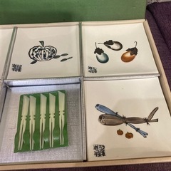 未使用☆和風☆フルーツ皿5枚＆楊枝セットの画像