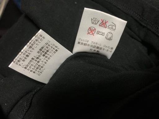 ②EMPORIO ARMANI ストレッチＴシャツ ブラック(黒) Mサイズ
