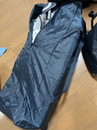 美品❗️折りたたみ式ベビーベッド座面未使用