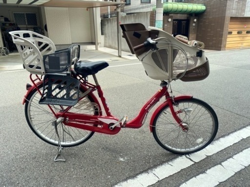 子供乗せ自転車　電動ではありません