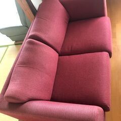 【終了】早く取りに来れる方優先！8/20まで出品　2人掛けソファ