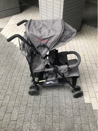 キンダーワゴン DUO シティHOP2 2人乗りベビーカー