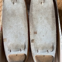 着物用草履とバッグのセット　オレンジ系の画像