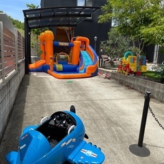 大型エア遊具　室内保管の画像