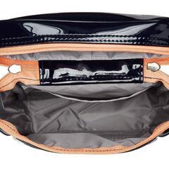 CONVERSE エナメルショルダーバッグの画像