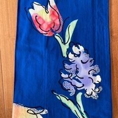 手縫い浴衣　紺色