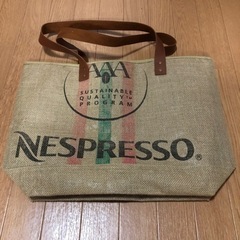 ネスプレッソ ジュートトートバッグの画像