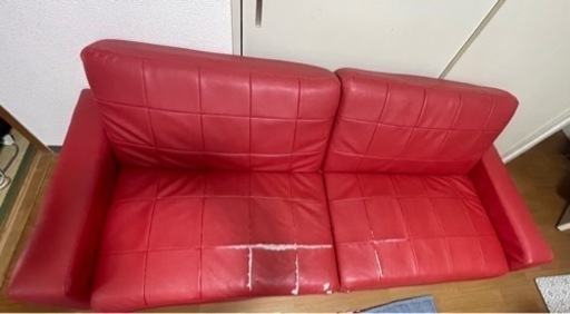 ソファーベッド☆赤