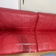ソファーベッド☆赤