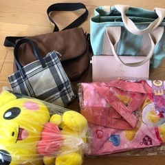 バッグ系 5点 ピカチュウ新品 ぬいぐるみ 物々交換希望