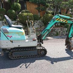 ミニユンボ、レンタルします。