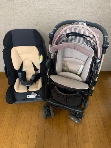 最終値下げアップリカベビーカー(赤ちゃん本舗限定モデル) combiチャイルドシート