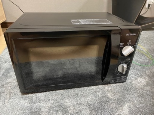 アイリスオーヤマ 電子レンジ 17L ターンテーブル