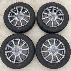 スタッドレスタイヤ&アルミホイール　155/65R13
