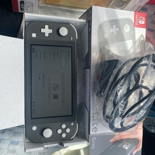任天堂Switchライト　グレー　ハードケース付