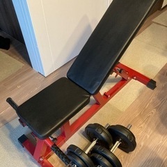 インクラインベンチ　ダンベルセット　ベンチプレス