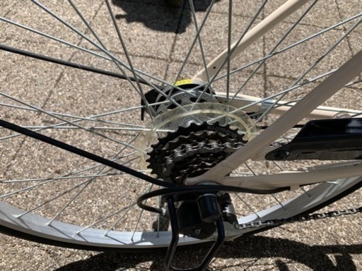 26インチ　6段変速　自転車　2021年購入
