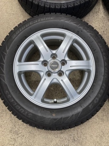 【停止中】スタッドレスタイヤ&アルミホイール　195/65R15