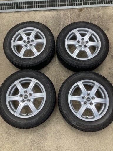 【停止中】スタッドレスタイヤ&アルミホイール　195/65R15