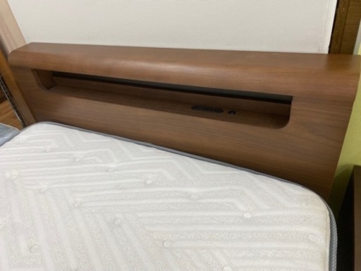 R247 NITORI セミダブルベッド N-Sleep2枚組 セット、幅120cm