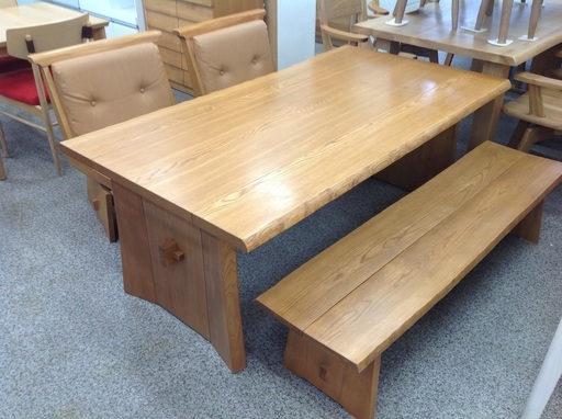 カリモク　木挽シリーズ　ダイニング4点セット【9650049】