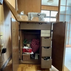 ジャノメ JANOME ミシン 作業台付き アンティーク