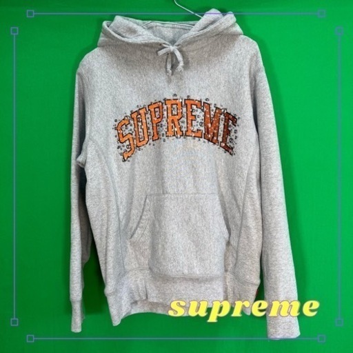 supreme 18aw パーカー 前面 アーチロゴ