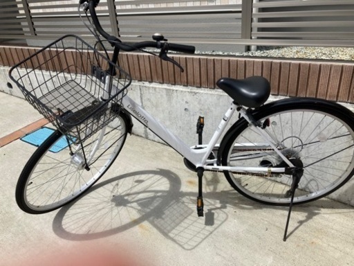 自転車　白【お譲り先決まりました】