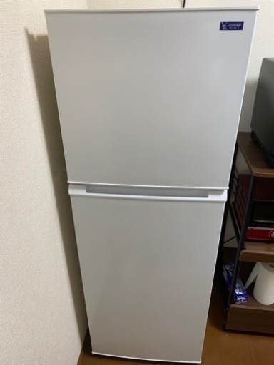 中古　冷蔵庫　ヤマダセレクト　2019年式　13000円