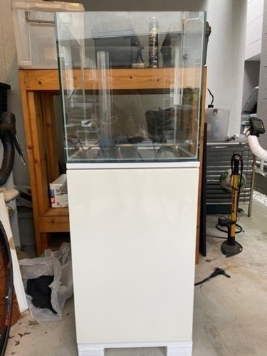 45cmキューブ　オーバーフロー水槽　セット