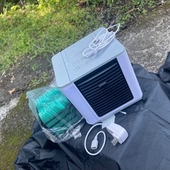 ここひえ R4 2022年 リニューアル 扇風機 冷風扇 卓上扇風機 ミニクーラー 防カビフィルター【正規品】 190×200×175㎜ CCHR4AM1 ホワイト 小の画像