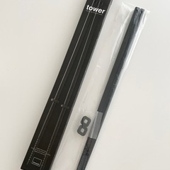 ♡TOWER タワー　COOKING CHOPSTICS 菜箸　さいばし　ブラック　シリコン製　山﨑実業の画像