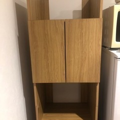【お譲り可能‼️】収納棚（組み立て2段式）の画像