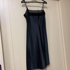 K.T LINO★カシュクール麻混ワンピース上着付★黒11号日本製の画像