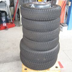 いすゞ エルフ 1.5トン スタッドレスタイヤ 145R13 8P 4本、185/80R14 102/100N 2本 セット ICE NAVI CARGO