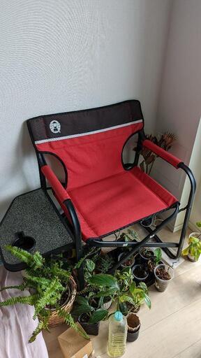 Colemanコールマンサイドテーブル付デッキチェア3脚セット