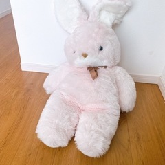 【無料】大きなピンクうさぎの画像