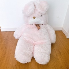 【無料】大きなピンクうさぎの画像