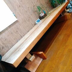 一枚板テーブル　大きい部屋用の画像