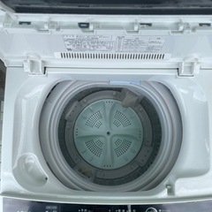 AQUA 5．0kg全自動洗濯機 keyword キーワードブラック AQW-S5E3 リサイクルショップ宮崎屋　佐土原店　22.8.13Fの画像