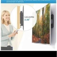 壁にテレビを設置する金具　PERLESMITH チルトテレビ　マウント (リニュー) 26-55 inch Advanced Tilt TV Mount ブラック PSMTK3の画像