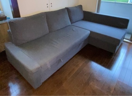 IKEA FRIHETEN イケア フリーヘーテン【収納付き コーナーソファベッド】