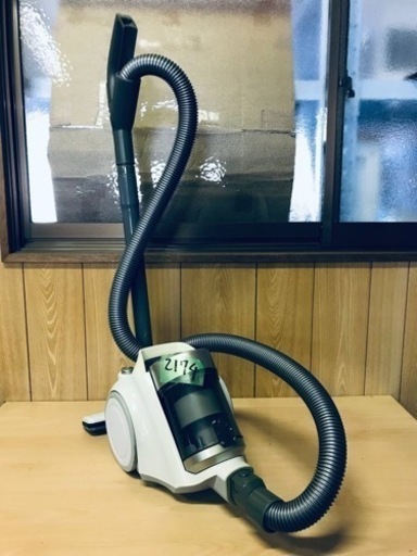2174番 電気掃除機✨ECC-100CTK-8‼️