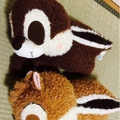 チップとデール　ぬいぐるみ　セットの画像