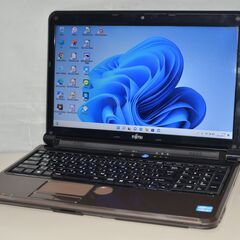 最新Windows11+office 爆速SSD275GB 富士通 LIFEBOOK AH55/D i5-2520M